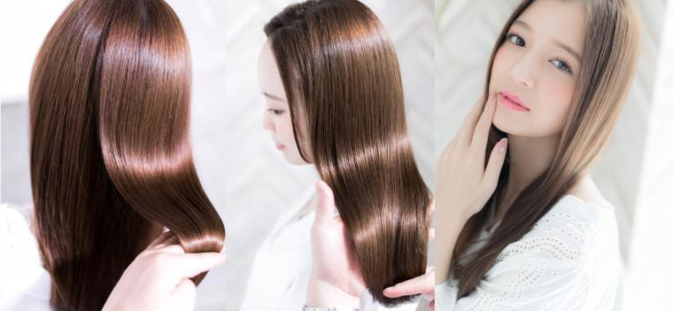 頭皮や髪に配慮したクレイ白髪染めの施術イメージ