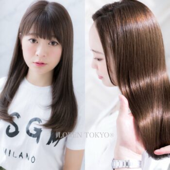 痛まない縮毛矯正とは何かを解説する自然なストレートヘアの仕上がり