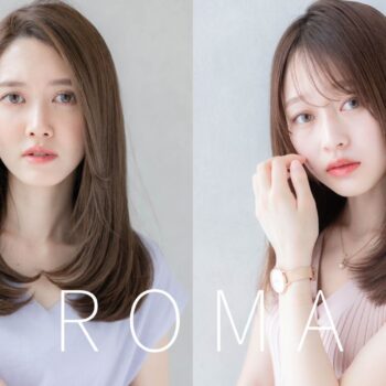 巻かなくてもまとまりやすい顔まわりレイヤーのミディアムヘア