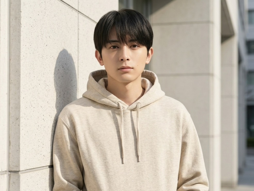 自由が丘で自然に仕上げたメンズ縮毛矯正のイメージ