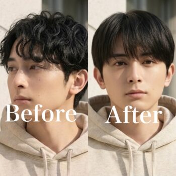 仕事でも浮かない自然なメンズショートスタイル