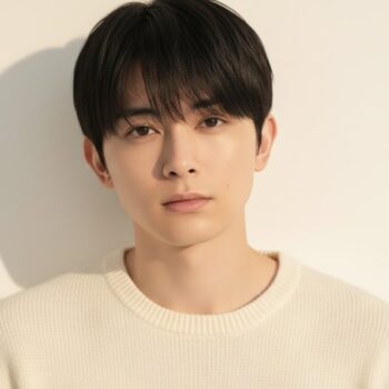 自然に仕上げたメンズ前髪縮毛矯正の前髪と顔まわり