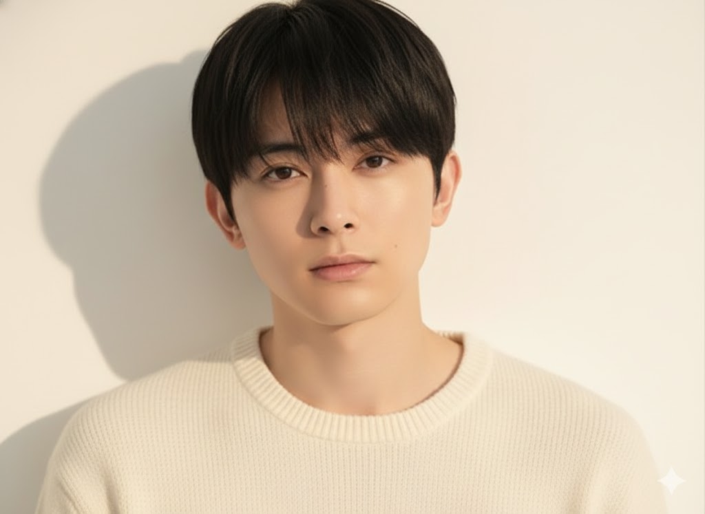 銀座で自然に仕上げたメンズ縮毛矯正の前髪と顔まわり