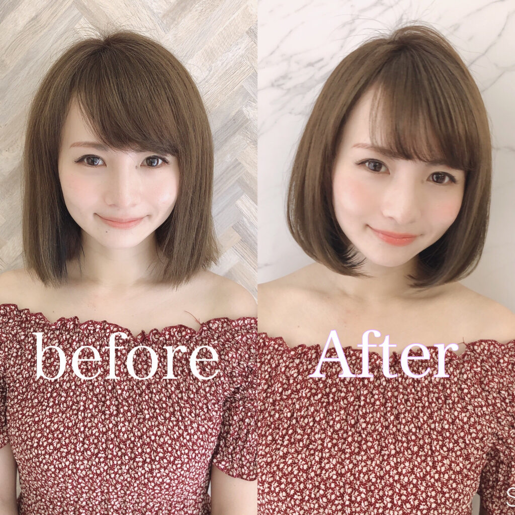 髪が多い人に似合う浮かない顔まわりレイヤー