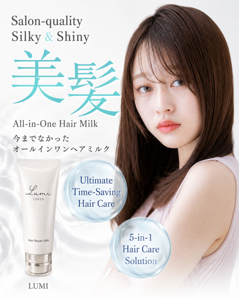 Lumi Milk salon-quality hair milk for soft manageable hair