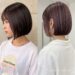 タッセルボブのライン感がきれいに見える大人女性のボブスタイル