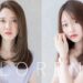 前髪なしレイヤーカットのセンターパートと6対4分け比較