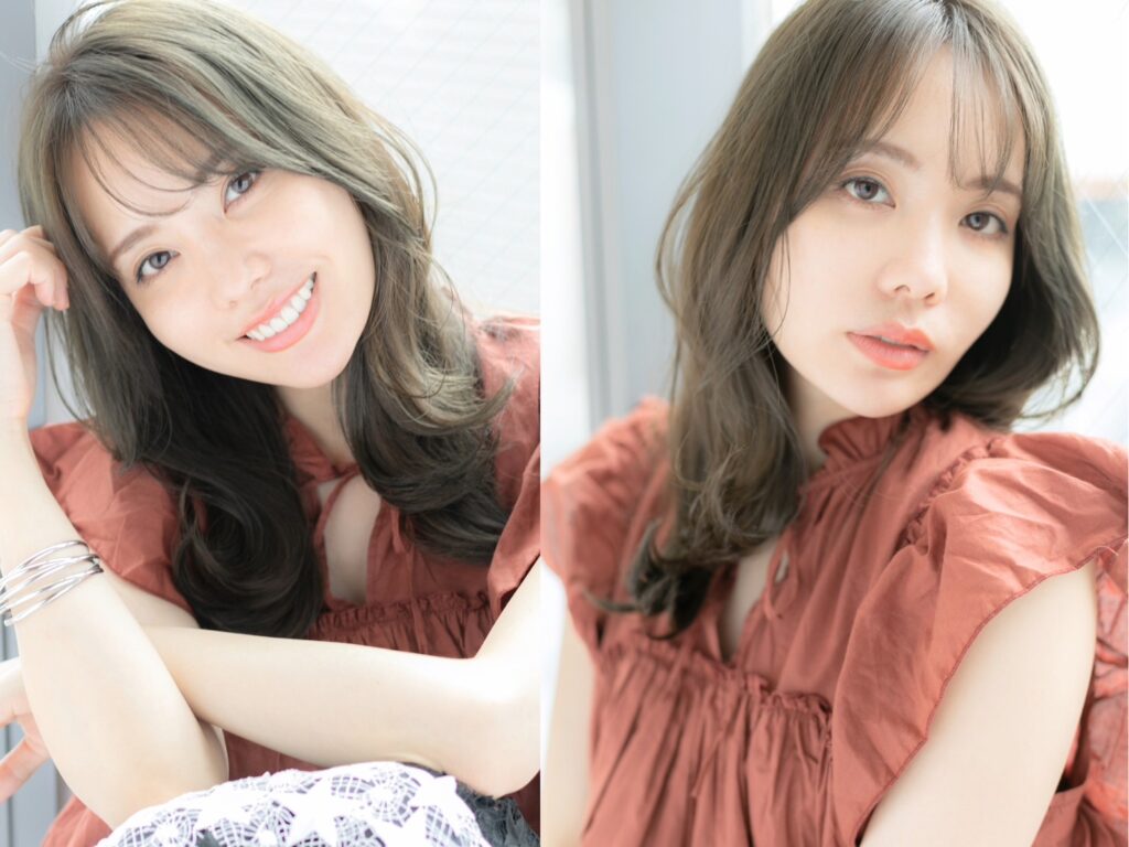 可愛いヘアスタイル写真